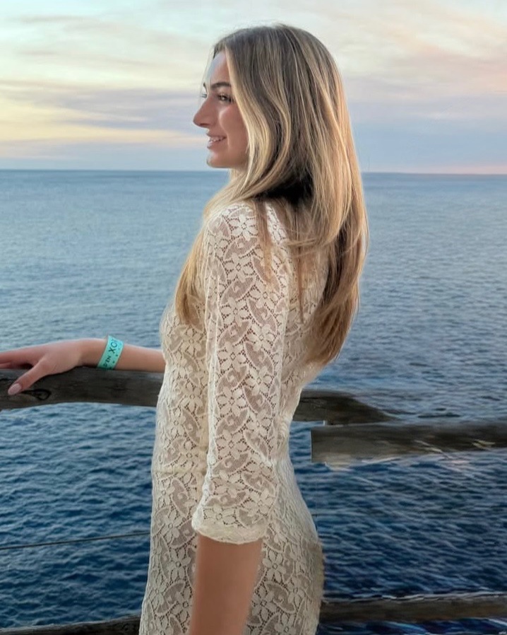 Long, natural blonde hair after a 2-month grow-out, by Helen Lee
